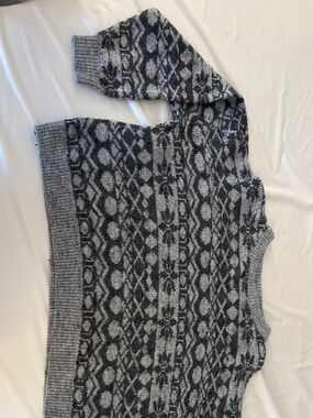 H&M Grey Fairisle Sweater